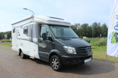 Hymer MLT 580 AUTOMAAT Mercedes 314 CDI 163 PK, Half-integraal, Enkele-bedden, L zit, Motor-airco, etc. Eerste eigenaar, Bj. 2017